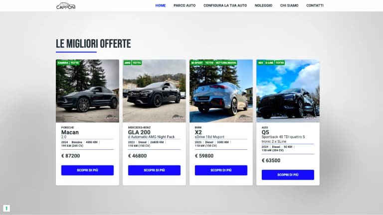 Capponi Auto case history card prodotto