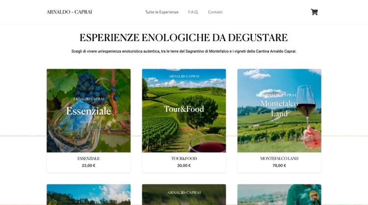 Arnaldo Caprai case history pagina esperienze