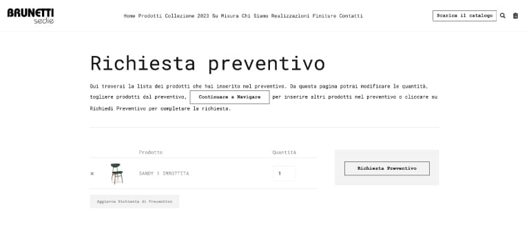 Comunicativi Brunetti Sedie Case History Web