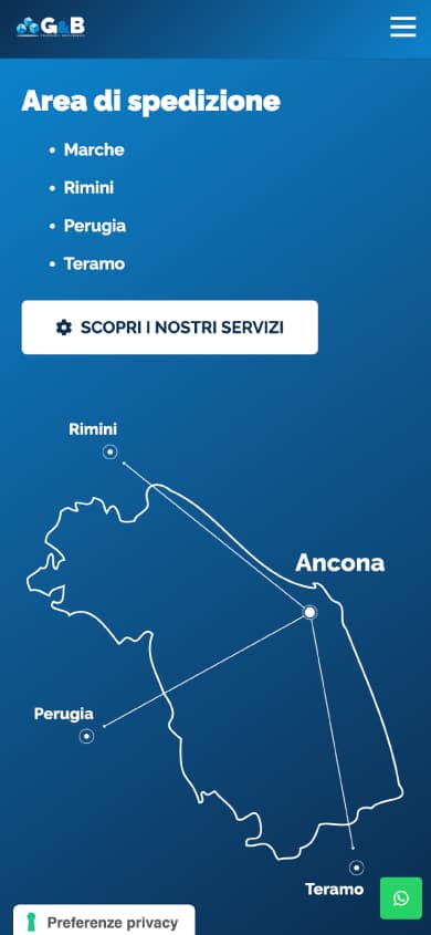 Comunicativi G&B Trasporti Refrigerati Case History Mobile