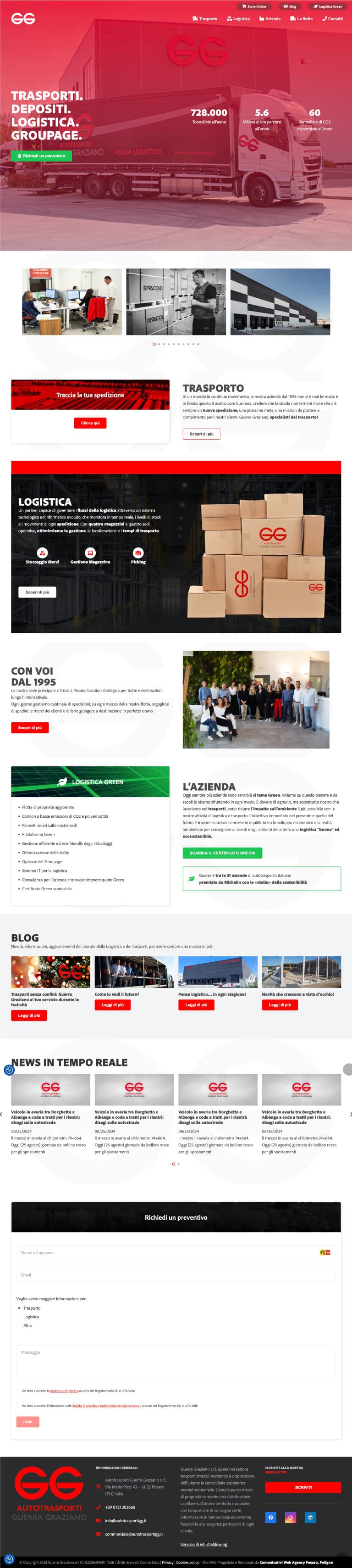 Comunicativi case history Autotrasporti Guerra Graziano