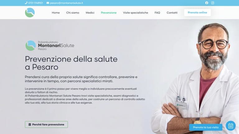 Gruppo Montanari Salute case history pagina prevenzione