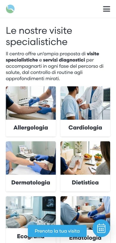 Gruppo Montanari Salute case history visite specialistiche da mobile